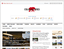 Tablet Screenshot of chiangraitimes.com